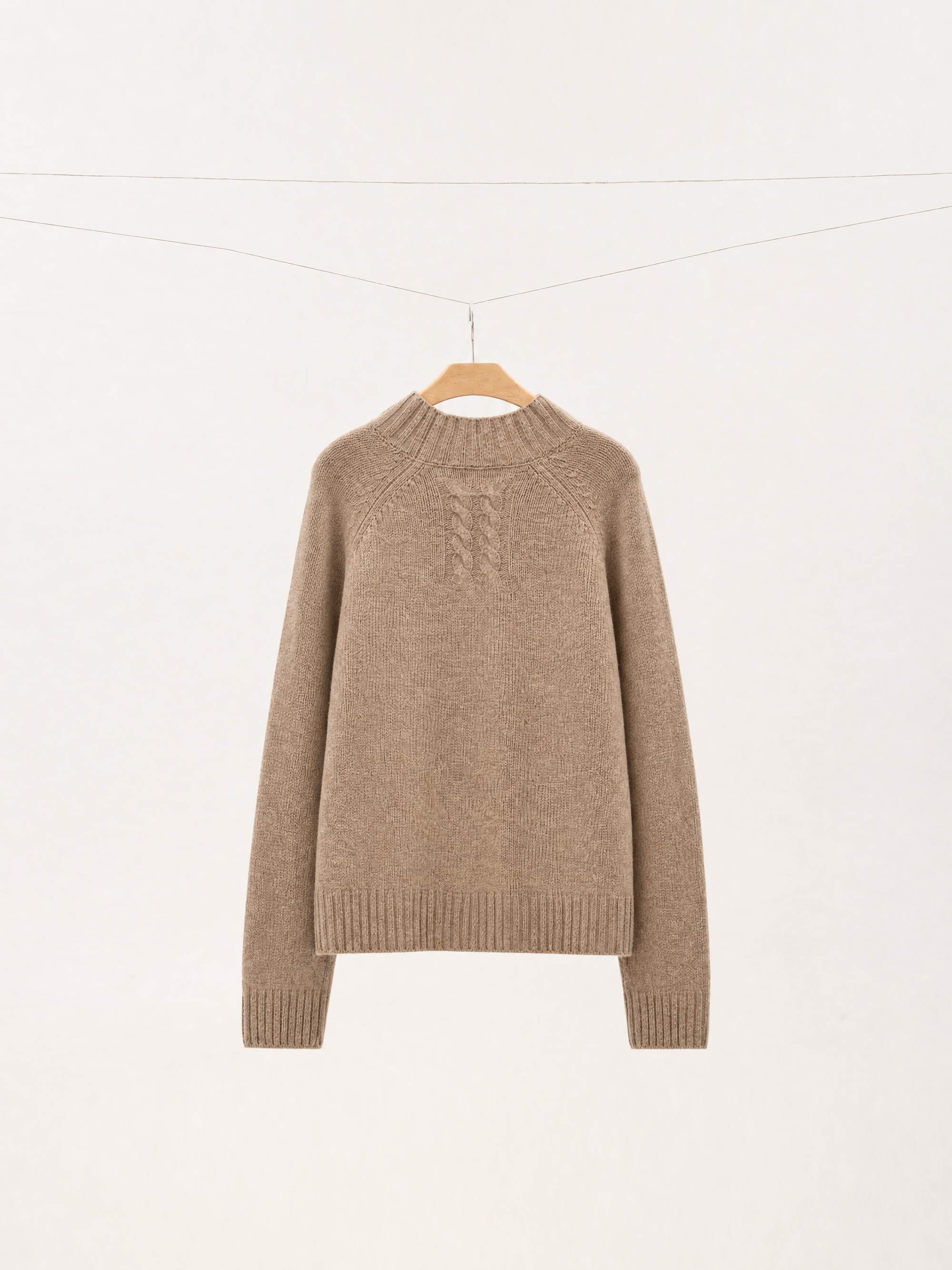 Yak Wool Cable Knit Sweater