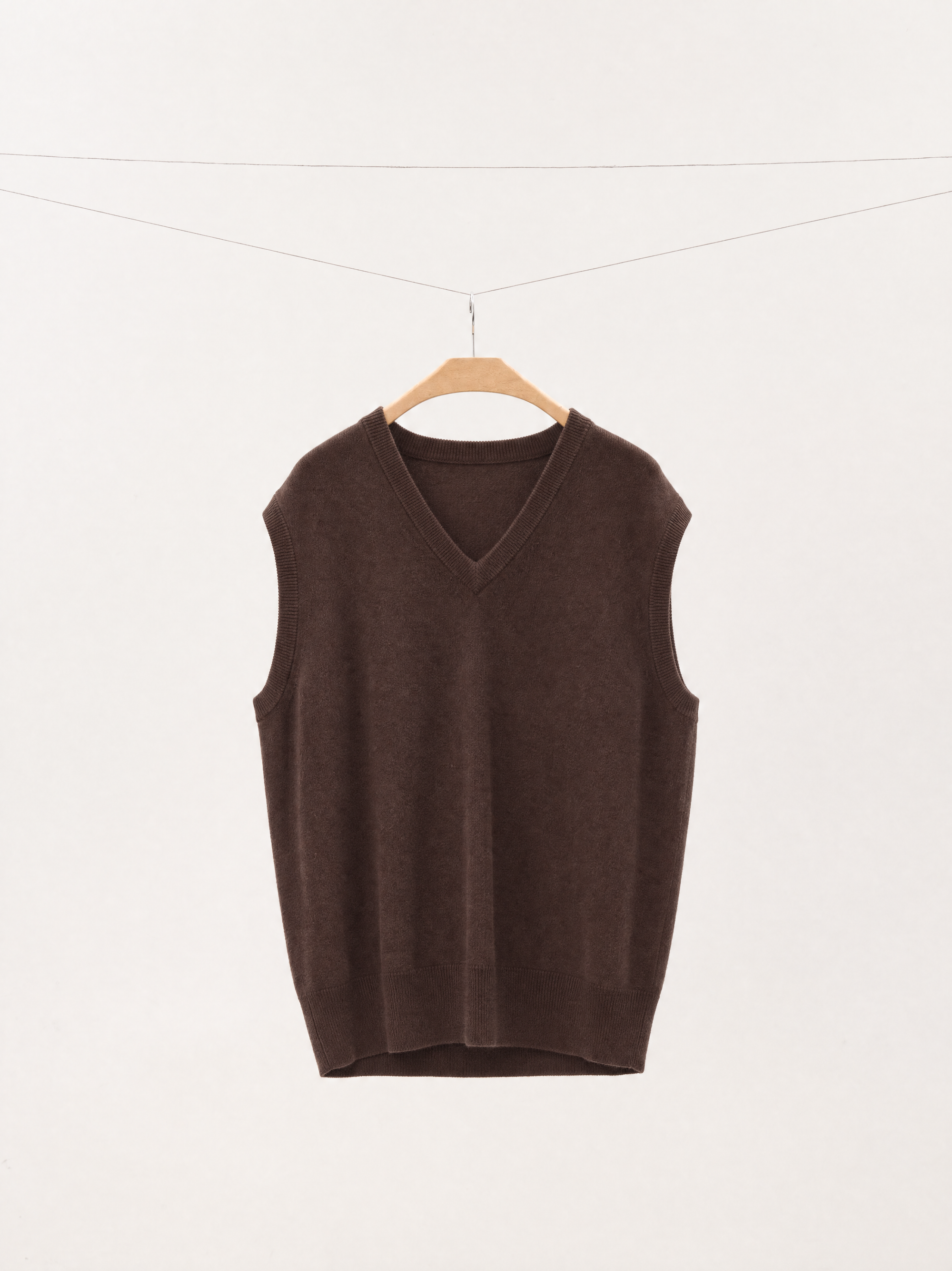 Classic Merino Wool V-Neck Sweater Vest