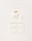 Mink Trim Goose Down Vest