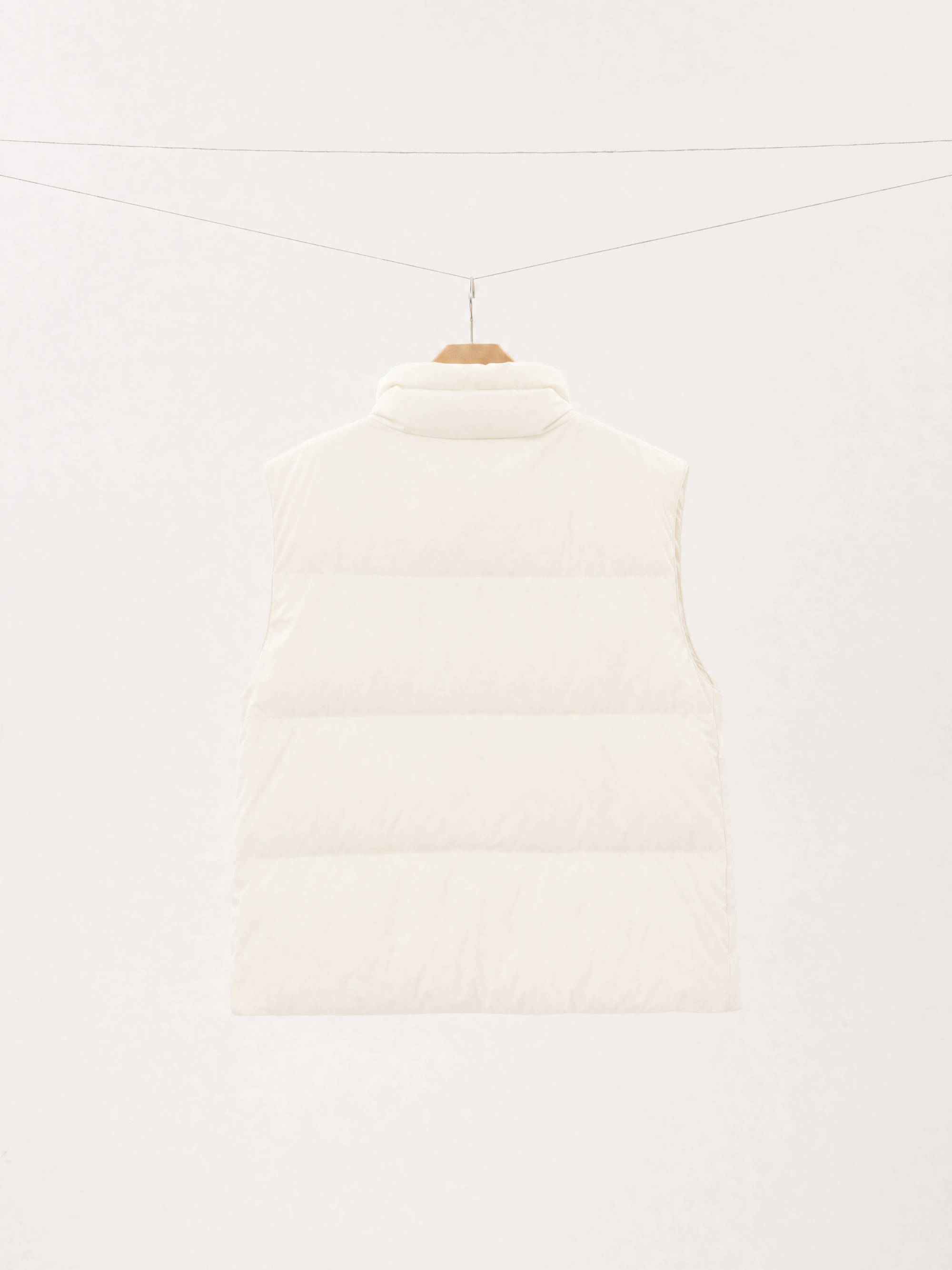 Mink Trim Goose Down Vest