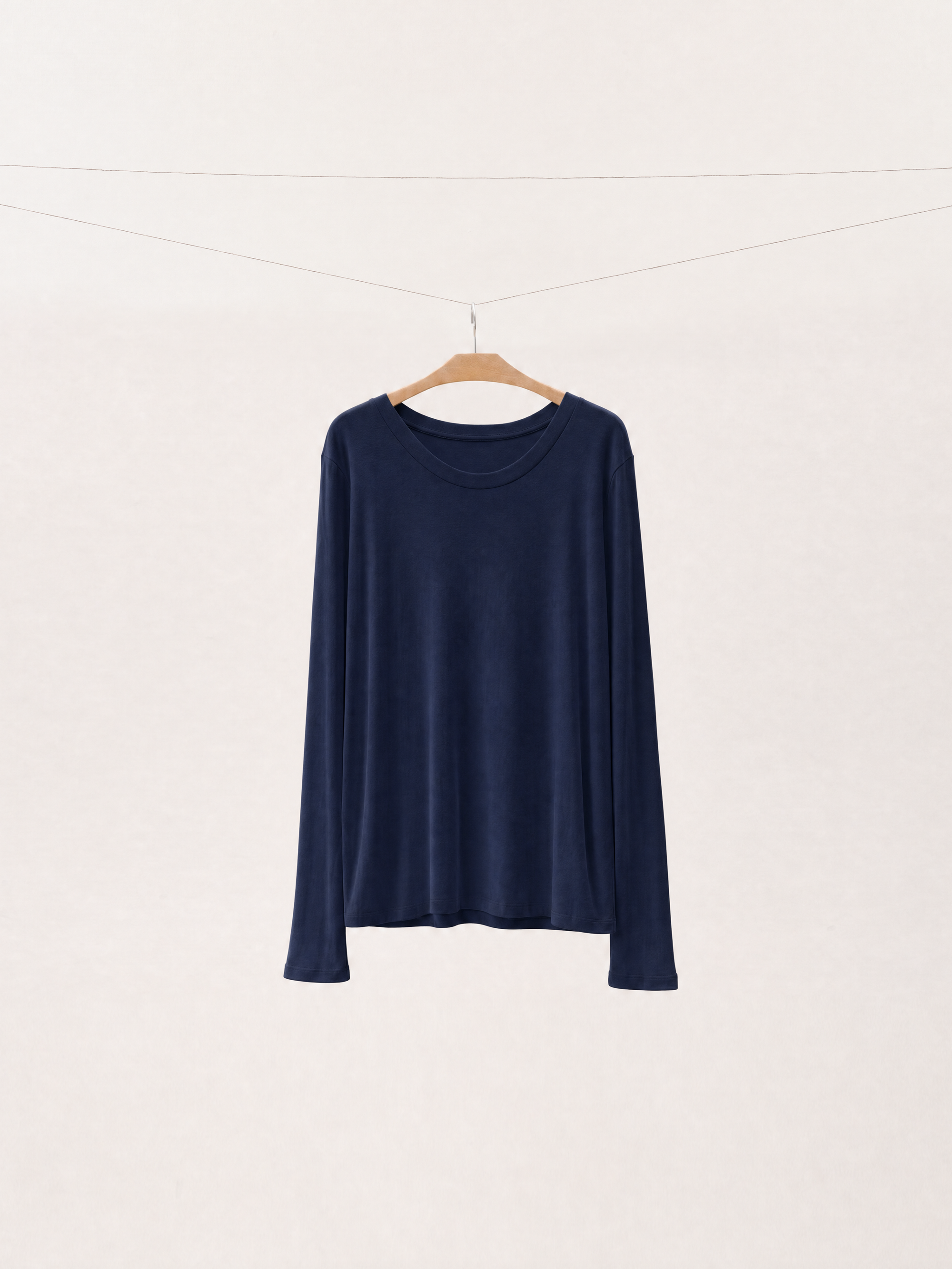Strong-Twist Cotton Base Layer Top