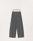 Silk Blend Wide Leg Lounge Trousers