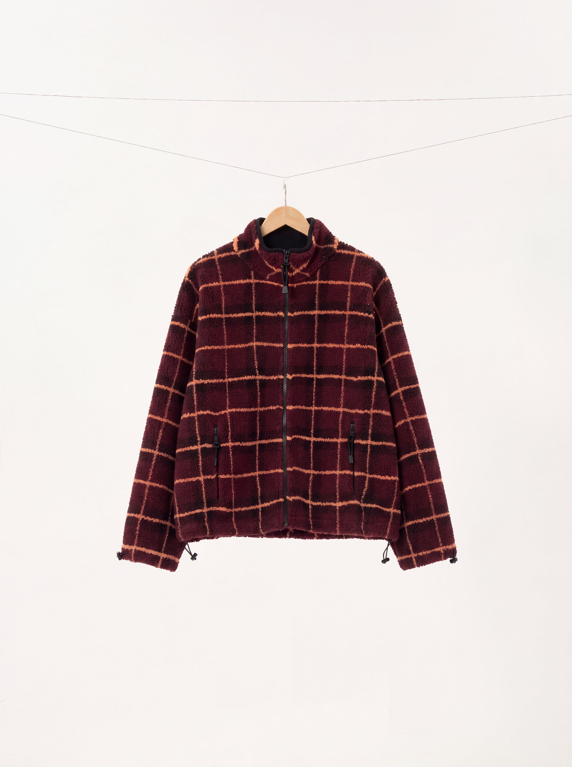 Checked Fleece Jacket