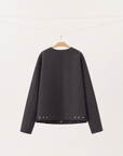 Minimalist Air Layer Jacket with Silk Blend Lining