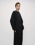Ribbed Knit Casual Jacket